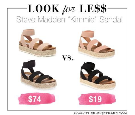 steve madden kimmie sandals knockoff.